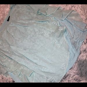 I.N. Studio sea foam blue dress shirt